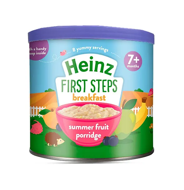 Picture of Heinz First Steps Summer Fruit Porridge 7+ Months Baby Breakfast 220g