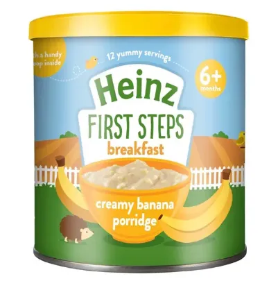 Picture of Heinz First Steps 6+ Months Creamy Banana Porridge Breakfast 220g