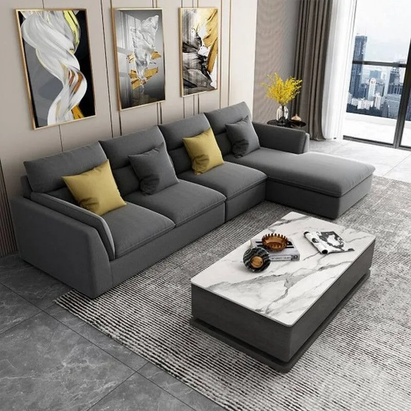 Picture of كنبة زاوية نيفرا - رمادي غامق